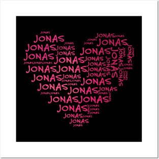 Personalized Name Jonas I Love Jonas Posters and Art